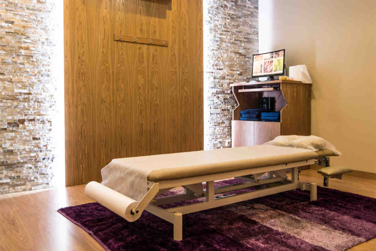 Sala tratamento Clínica de Osteopatia